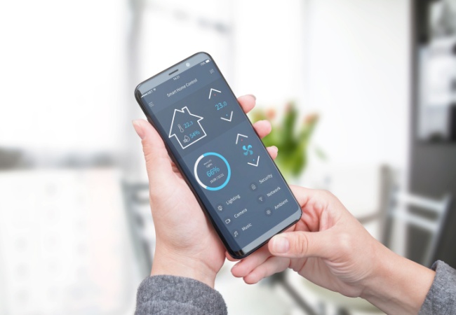 Controllo temperatura con smartphone